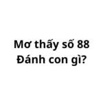 Mơ thấy số 88 đánh con gì trong số đề?