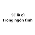 Sc là gì trong ngôn tình? viết tắt của từ gì?